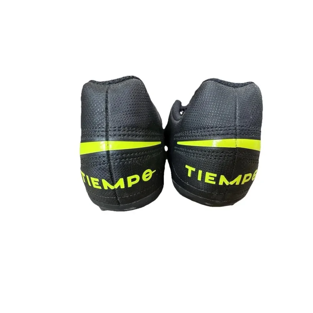 Nike Boys Tiempo Legend 8 Club Soccer Cleats Black/Volt Size 3.5 Youth